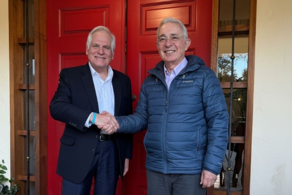 Miguel Uribe y Álvaro Uribe Velez