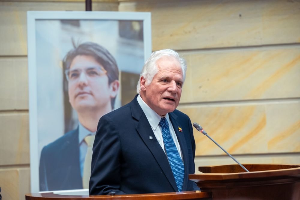 Miguel Uribe en el Senado